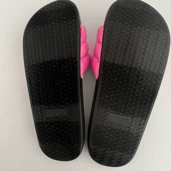 Pink Women Slides Pink Fabric Summer Coastal Core Beach Casual Comfy Sz M - Picture 5 of 8